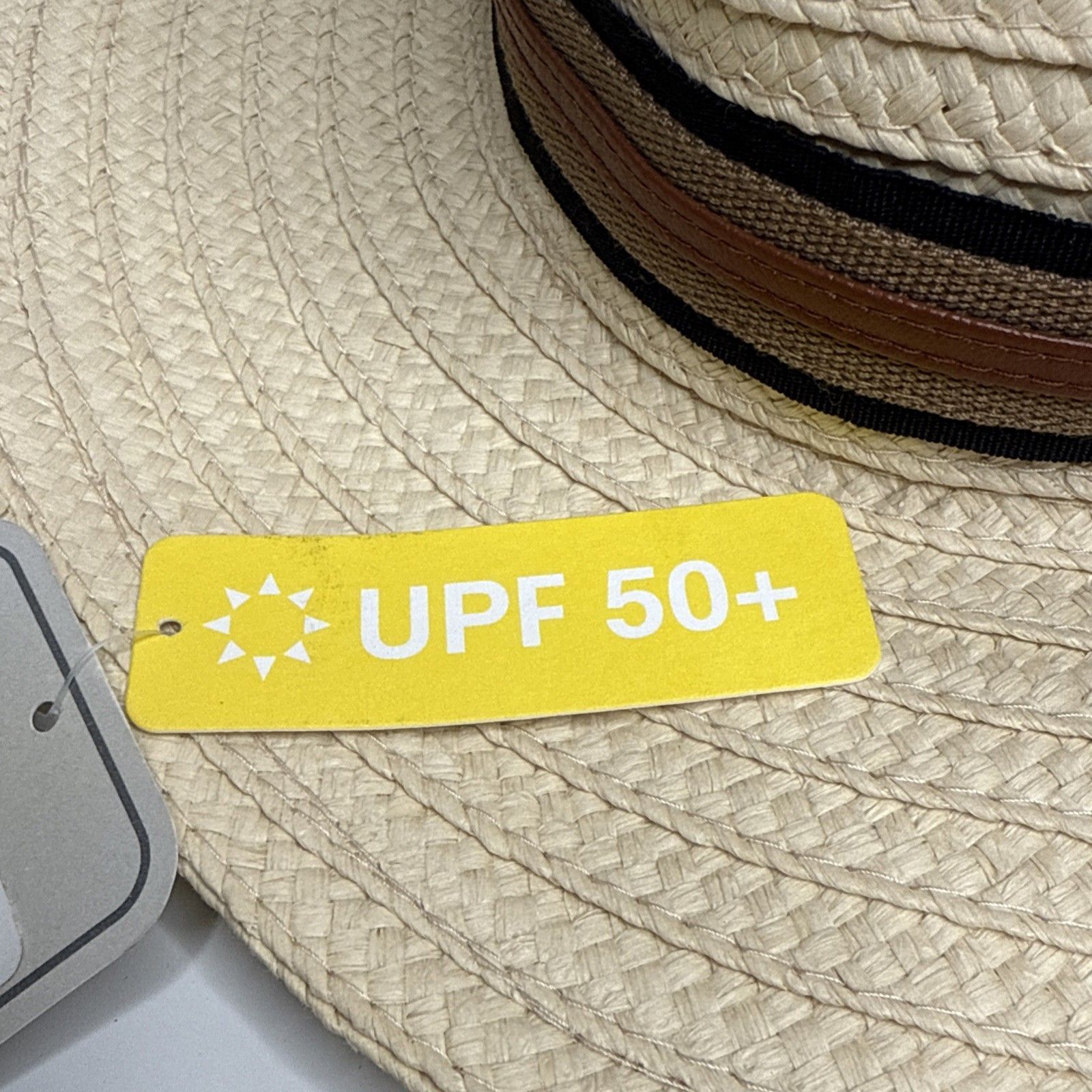 San Diego Hat Company Fedora One Size Brown Nwt New Straw Sun Upf 50+ — image 3 of 8